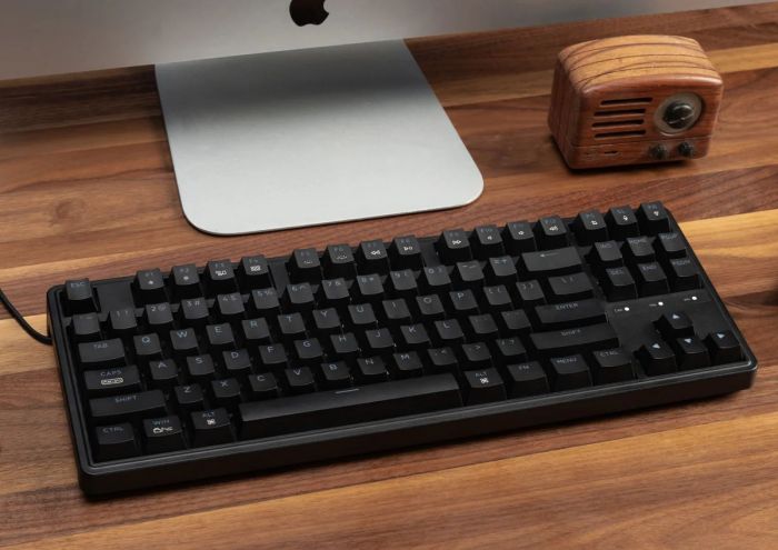 Клавіатура Keychron C3 Pro 87 Key K pro Red Switch Hot Swap RGB Black (C3PH1_KEYCHRON)