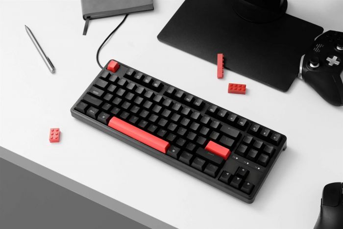 Клавіатура Keychron C3 Pro 87 Key K pro Red Switch Hot Swap RGB Black (C3PH1_KEYCHRON)