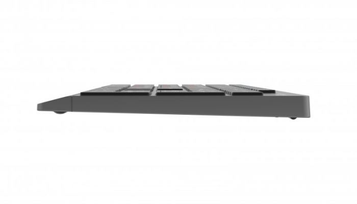 Клавiатура Maxxter KBW-01G-UA Gray-Black