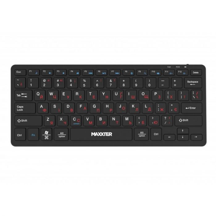 Клавiатура Maxxter KBW-C01B-UA Black