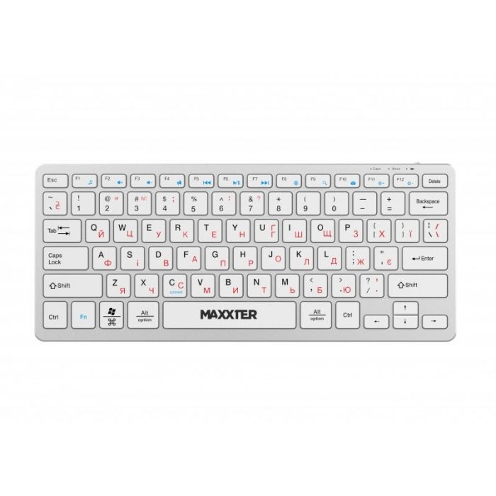 Клавiатура Maxxter KBW-C01S-UA Silver