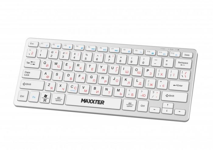 Клавiатура Maxxter KBW-C01S-UA Silver