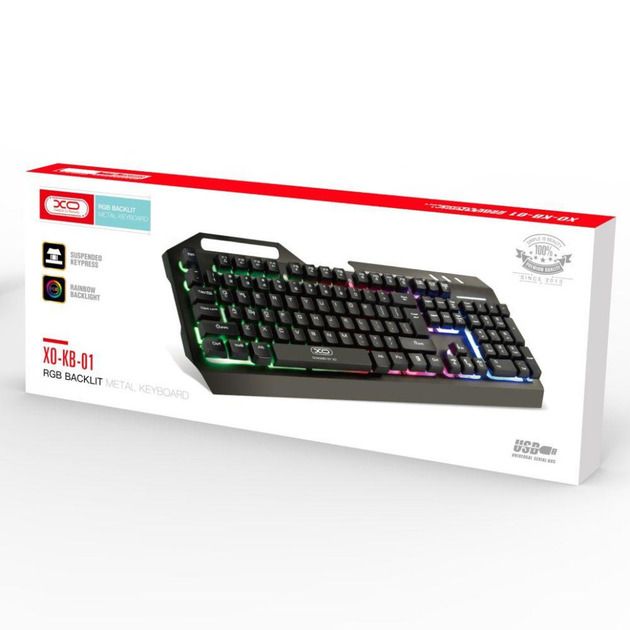 Клавіатура XO KB-01 Black (XO-KB-01)