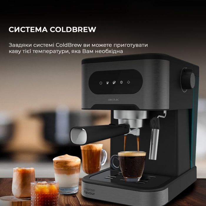 Кавоварка ріжкова Cecotec Power Espresso 20 ColdBrew (CCTC-00268)