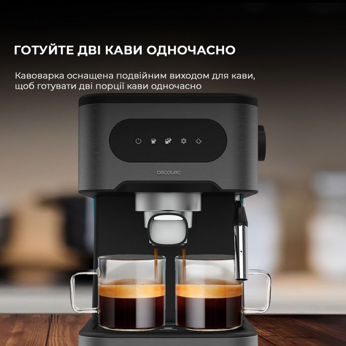 Кавоварка ріжкова Cecotec Power Espresso 20 ColdBrew (CCTC-00268)