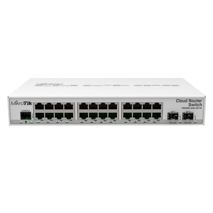 Комутатор MikroTik CRS326-24G-2S+IN