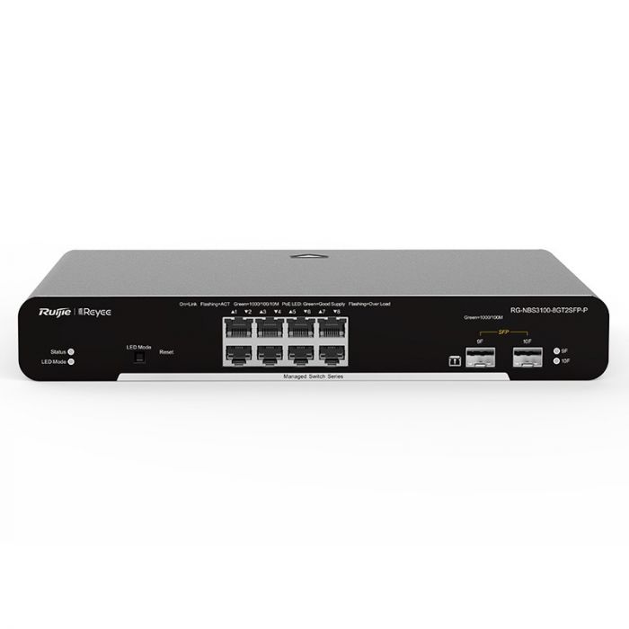 Комутатор Ruijie Reyee RG-NBS3100-8GT2SFP-P