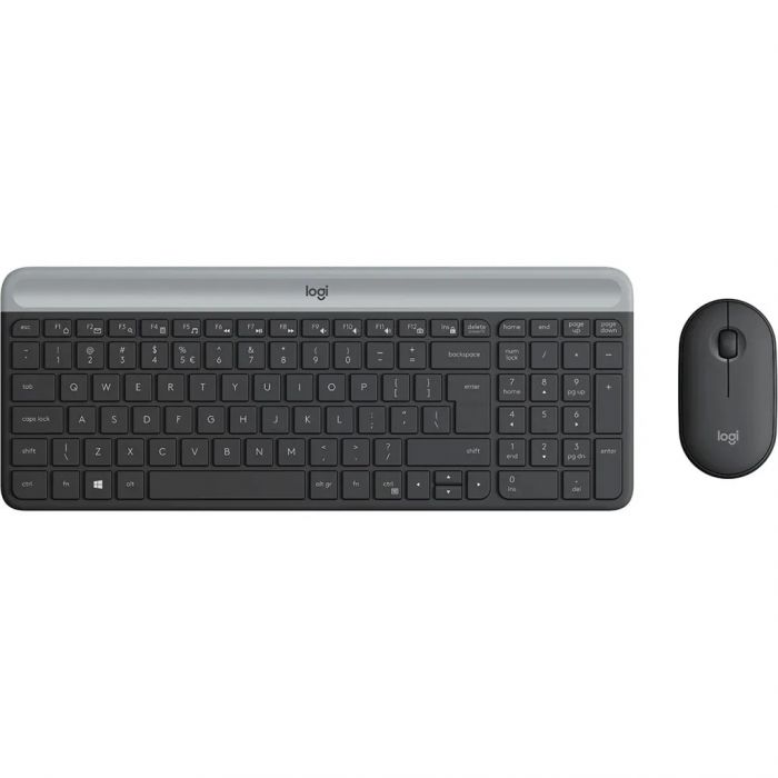 Комплект (клавіатура, миша) бездротовий Logitech MK470 Graphite (920-009204)