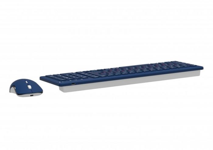 Комплект (клавіатура, миша) Maxxter KMS-WCM-01BL-UA Dark Blue