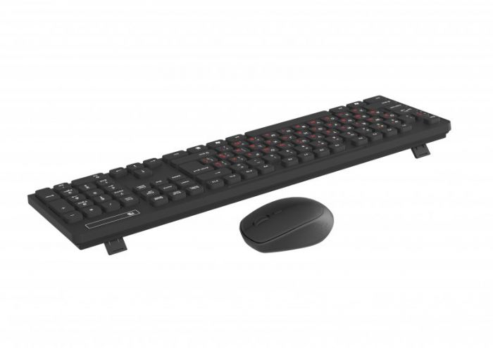 Комплект (клавіатура, миша) Maxxter KMS-WCM-02B-UA Black