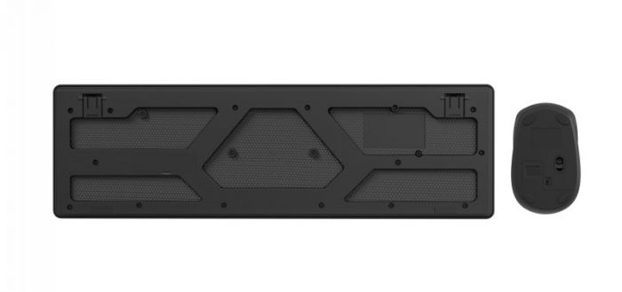 Комплект (клавіатура, миша) Maxxter KMS-WCM-02B-UA Black