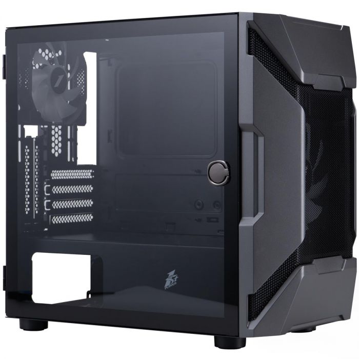 Корпус 1stPlayer D3-A-BK-1F7-14-1F7 Black без БЖ