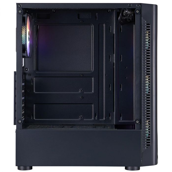 Корпус 1stPlayer D4-BK-4F1 Black без БЖ