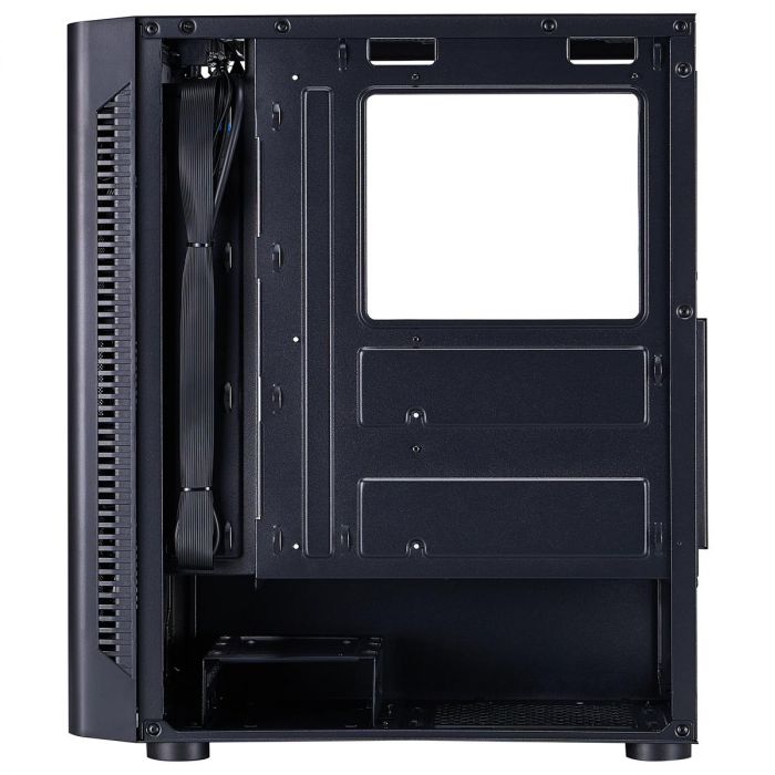 Корпус 1stPlayer D4-BK-4F1 Black без БЖ