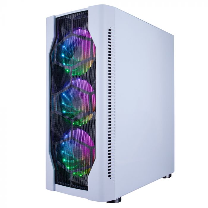 Корпус 1stPlayer D4-WH-4F1-W White без БЖ