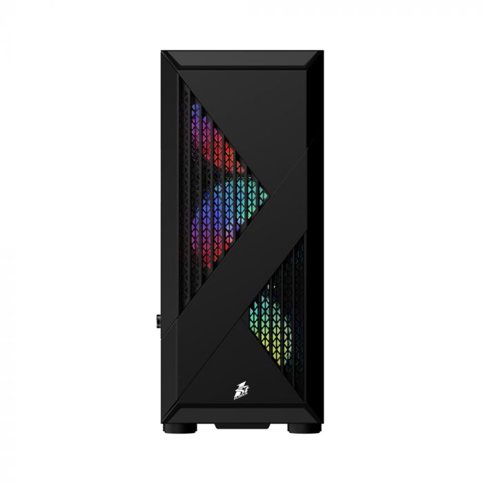 Корпус 1stPlayer F3-A-BK-4F1 Black без БЖ