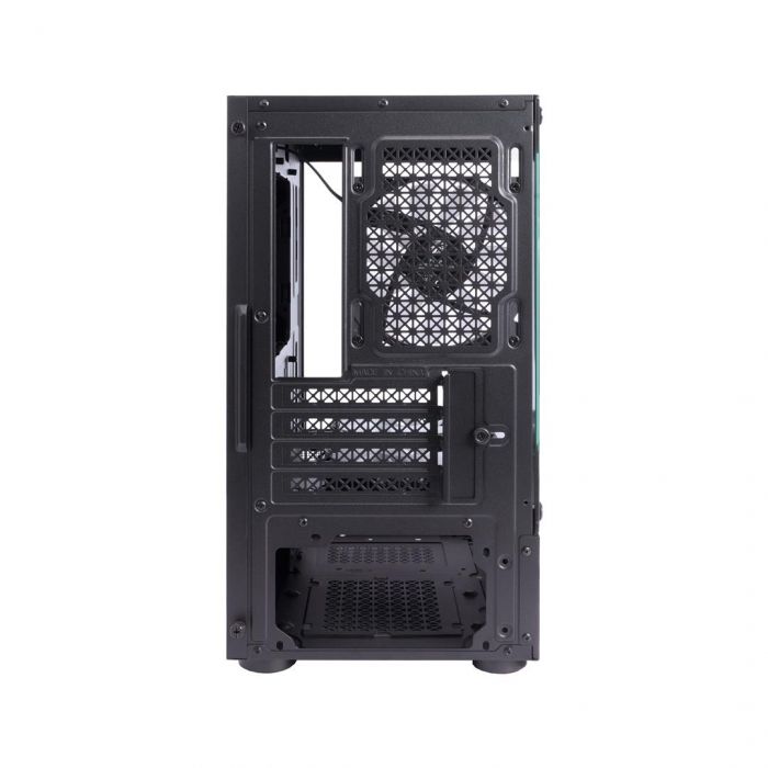 Корпус 1stPlayer Mi2-A-BK-2F7R-1F7 Black без БЖ