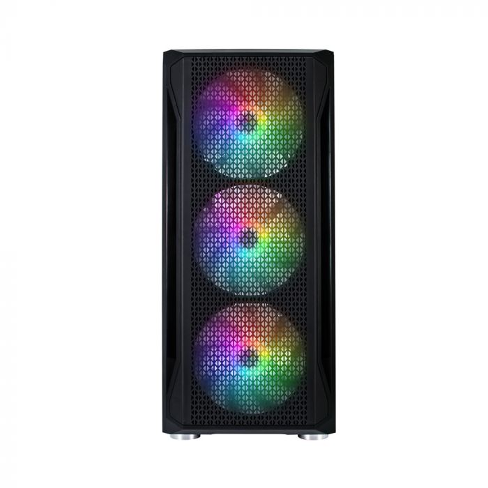Корпус 1stPlayer X5-4F1 Black без БЖ