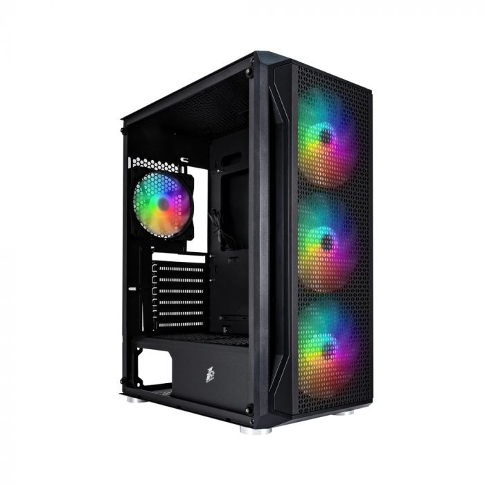 Корпус 1stPlayer X5-4F1 Black без БЖ