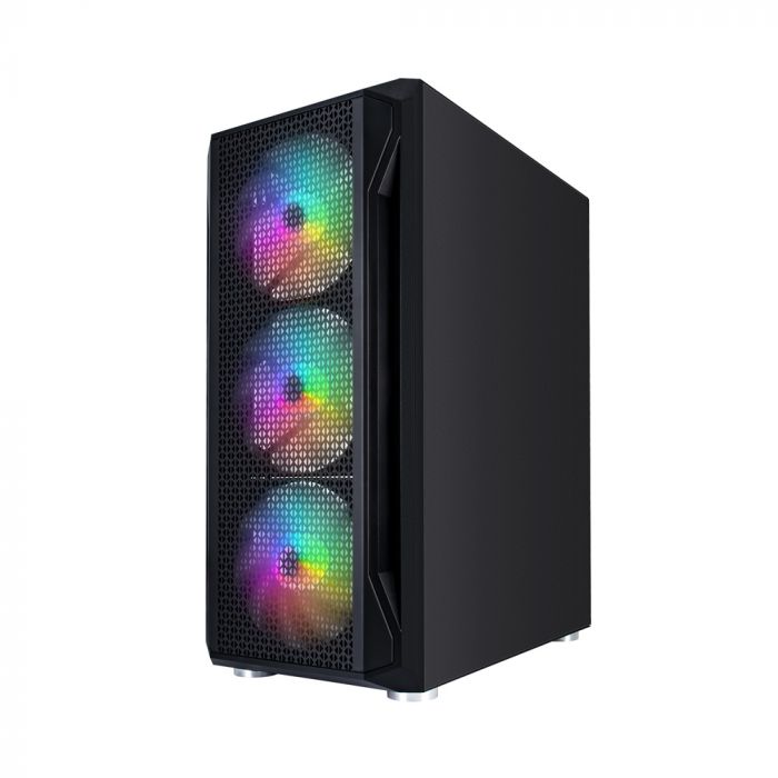 Корпус 1stPlayer X5-4F1 Black без БЖ