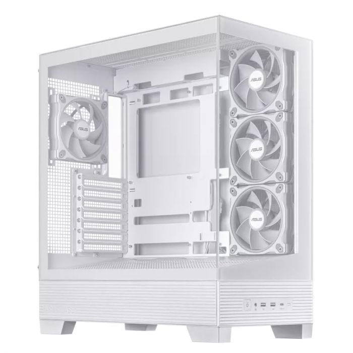 Корпус Asus A31 Plus White Tempered Glass без БЖ (90DC00R3-B19000)