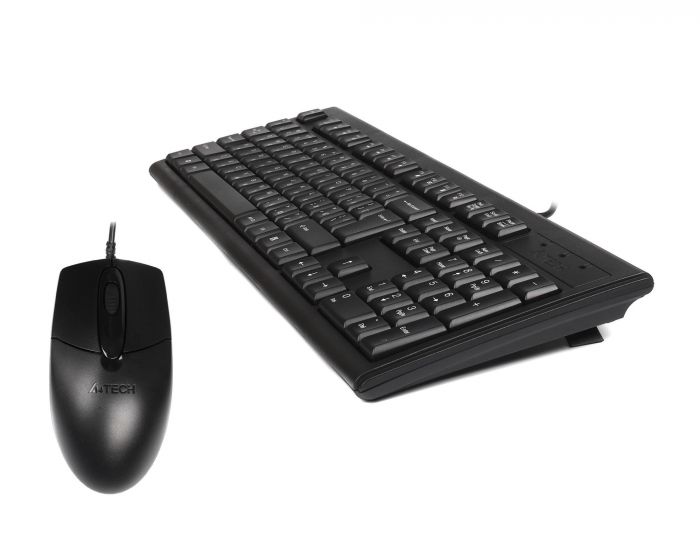 Комплект (клавіатура, миша) A4Tech KR-8372 Black
