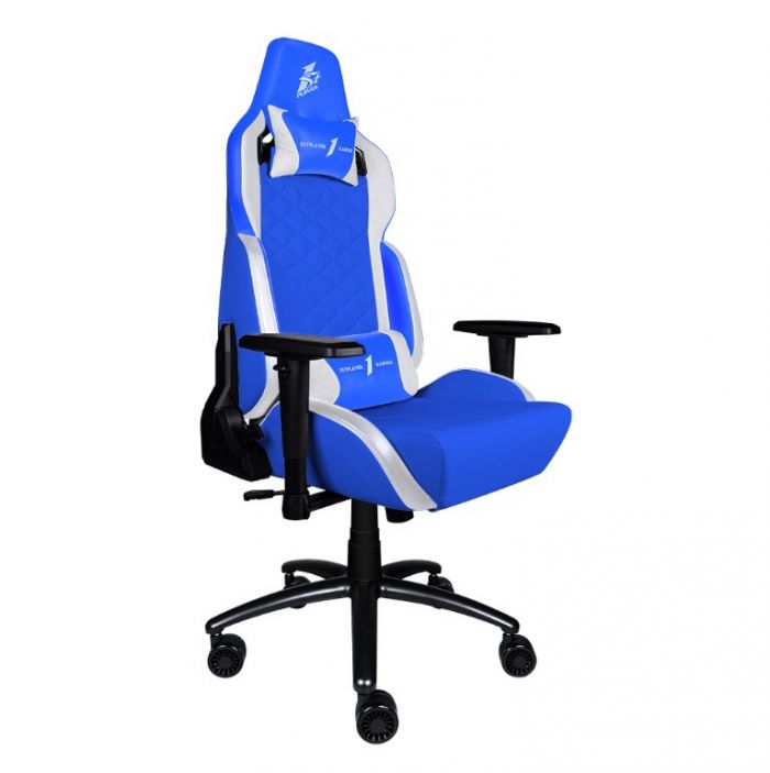 Крісло для геймерів 1stPlayer DK2 Blue-White