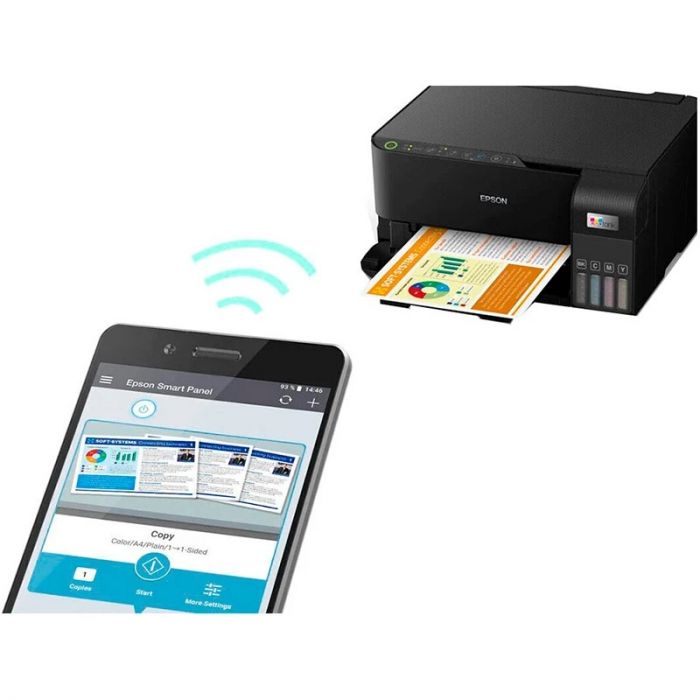 Багатофункціональний пристрій А4 кол. Epson L3550 Фабрика друку з Wi-Fi (C11CK59404)