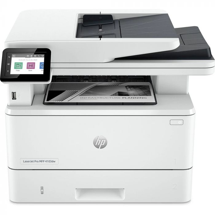 Багатофункціональний пристрій А4 HP LaserJet Pro 4103dw з Wi-Fi (2Z627A)