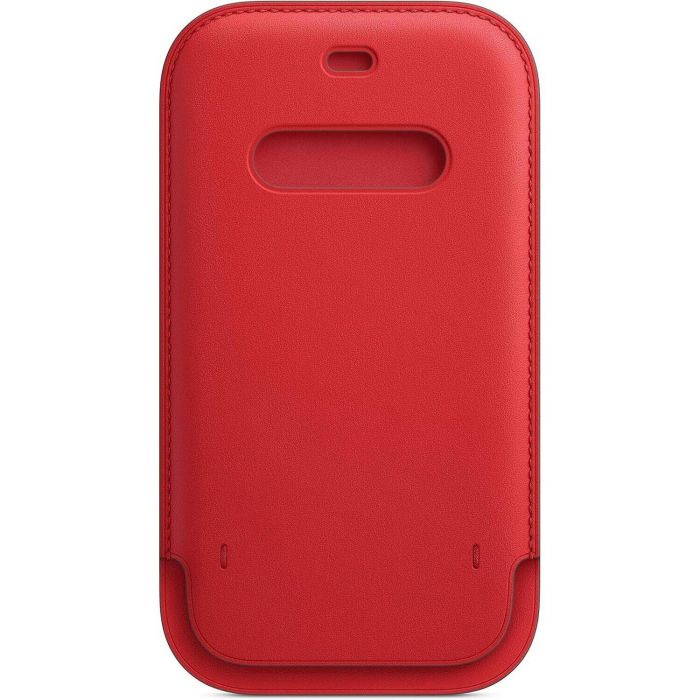 Чохол на руку Apple Leather Sleeve with MagSafe для Apple iPhone 12/12 Pro RED (MHYE3)