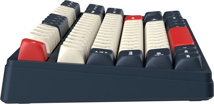 Клавіатура бездротова GamePro Asgard Ragnar Keychron Super Red Switch Blue (MK285BL)