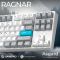 Клавіатура бездротова GamePro Asgard Ragnar Keychron Super Red Switch White (MK285WH)