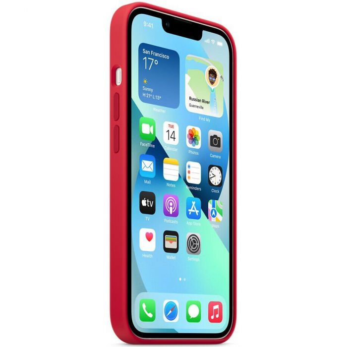 Чохол-накладка Apple Silicone Case with MagSafe для Apple iPhone 13 Red (MM2C3)