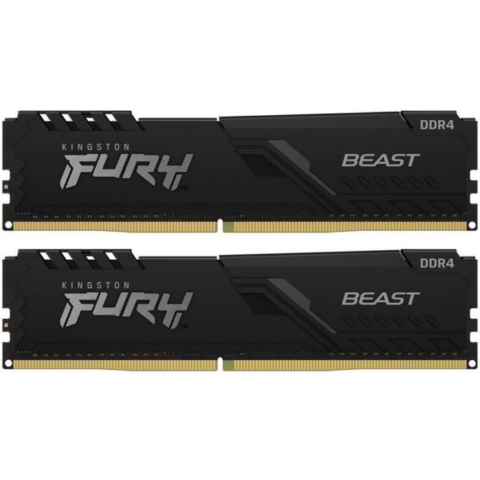 Модуль пам`ятi DDR4 2x8GB/2666 Kingston Fury Beast Black (KF426C16BBK2/16)