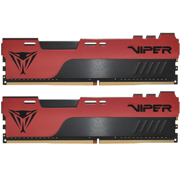 Модуль пам`яті DDR4 2x8GB/2666 Patriot Viper Elite II Red (PVE2416G266C6K)