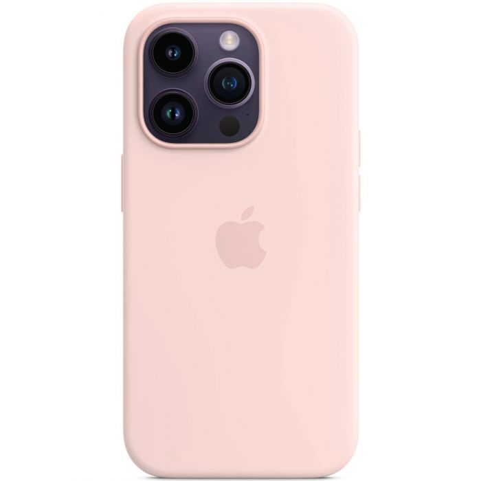 Чохол-накладка Apple Silicone Case with MagSafe для Apple iPhone 14 Pro Max Chalk Pink (MPTT3)