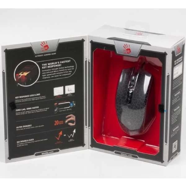 Миша A4Tech A70A Bloody Crackle Black USB