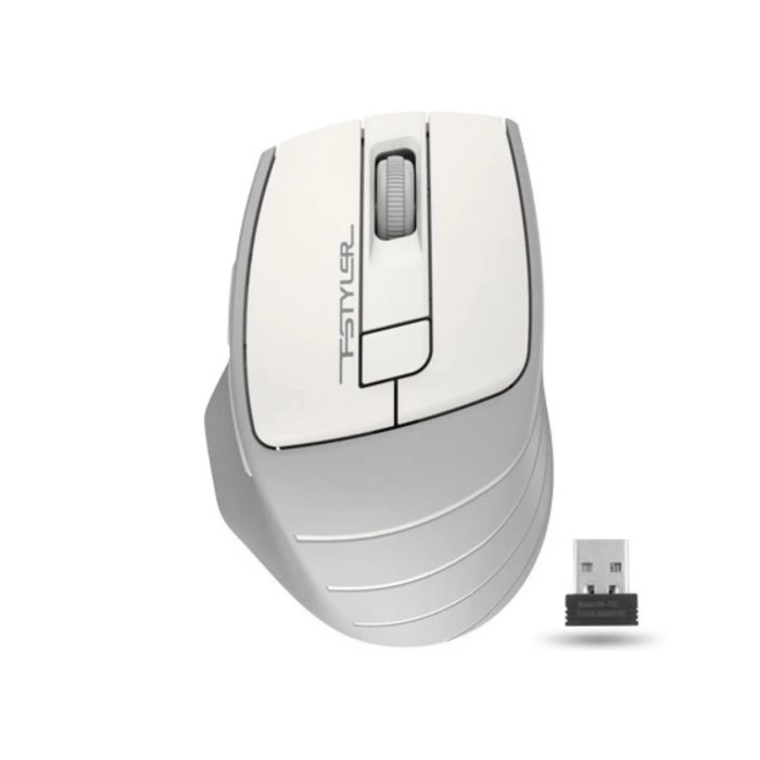Миша бездротова A4Tech FG30 Grey/White