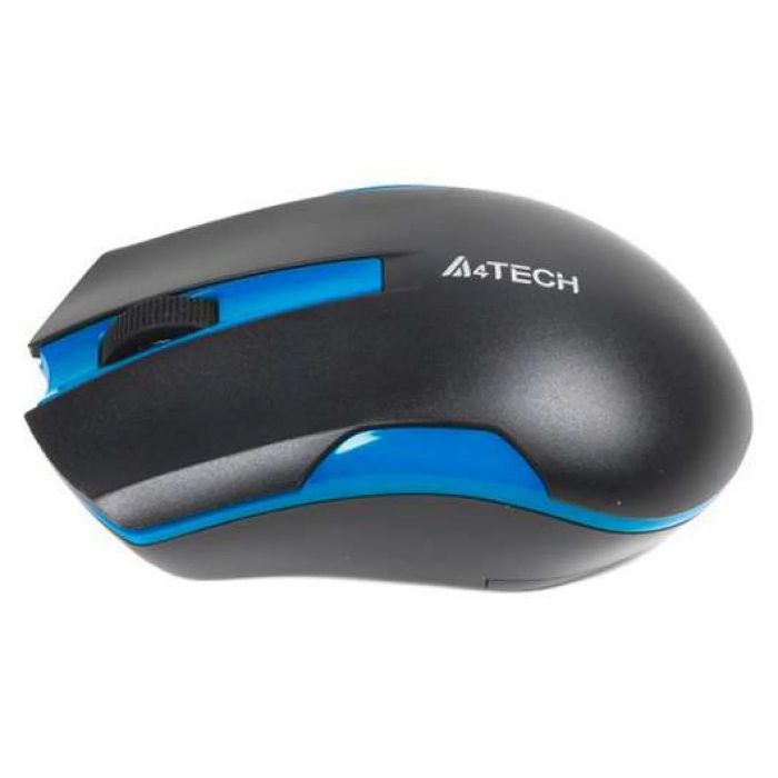 Миша бездротова A4Tech G3-200N Black/Blue USB V-Track