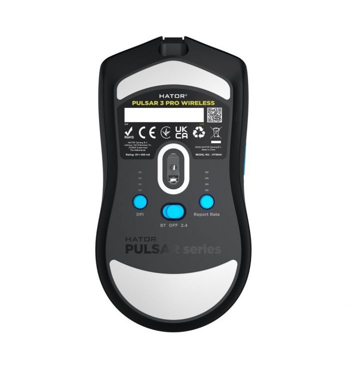 Миша бездротова Hator Pulsar 3 Pro Wireless Black (HTM640)