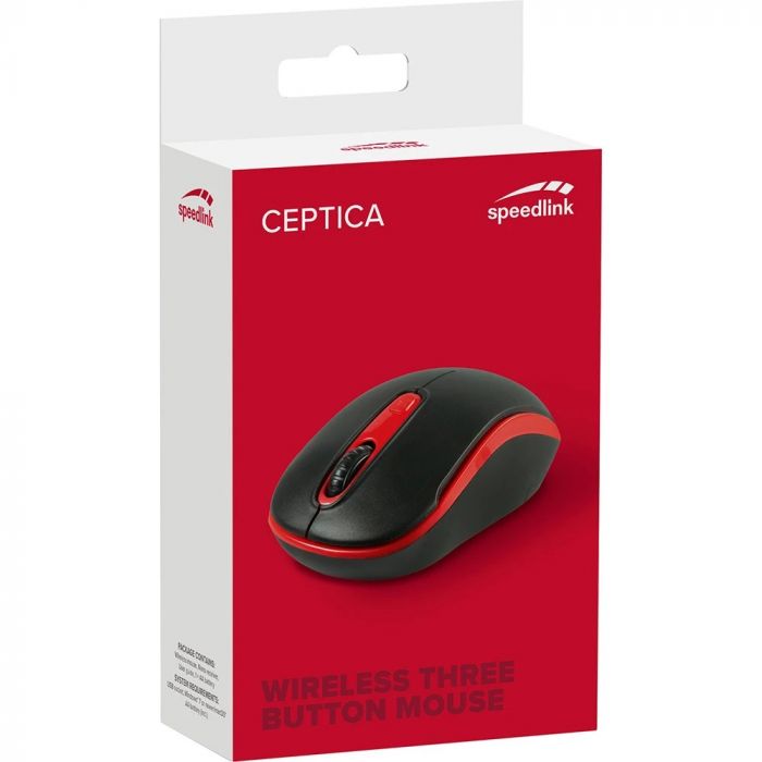 Миша бездротова SpeedLink Ceptica Black/Red (SL-630013-BKRD)