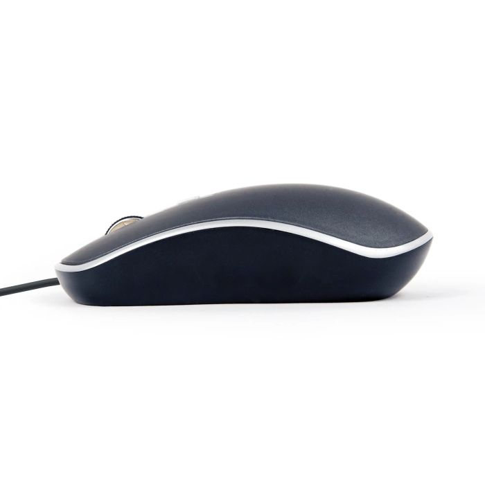 Миша Gembird MUS-4B-06-BS Black/Silver
