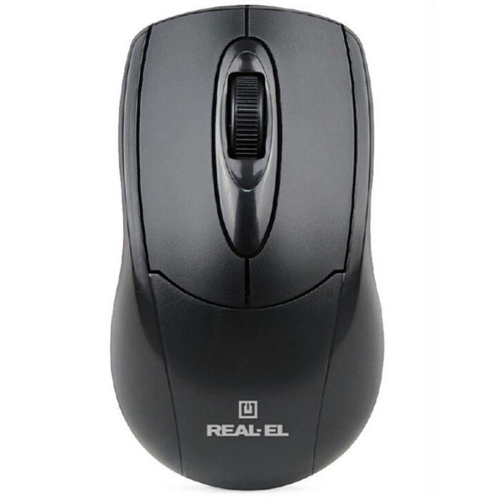Миша REAL-EL RM-207 Black (EL123200015)