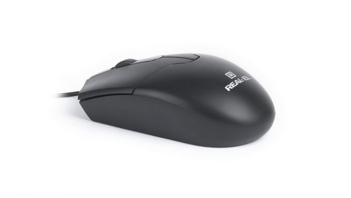 Миша REAL-EL RM-208 Black (EL123200030)