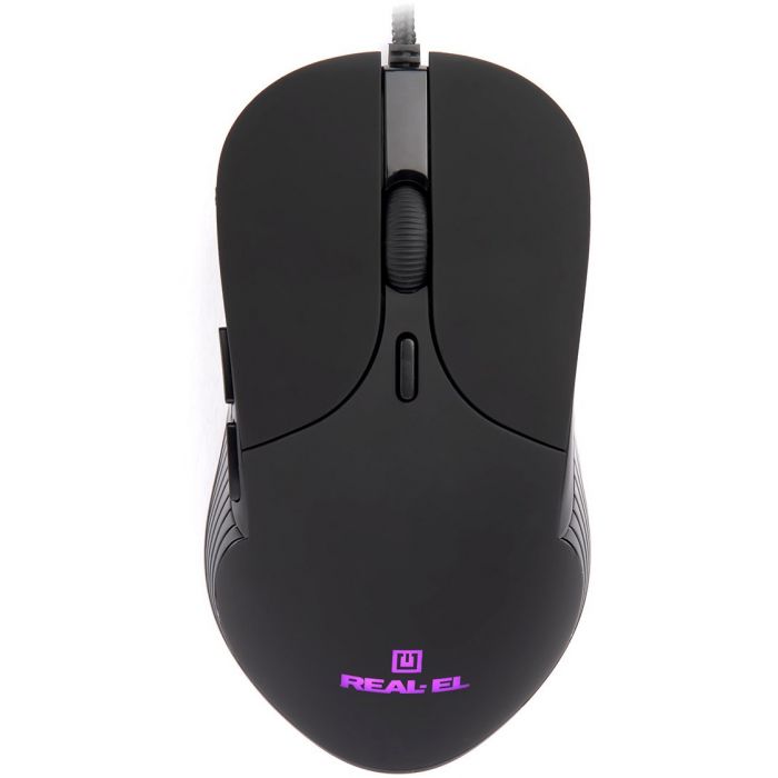 Миша REAL-EL RM-295 Black (EL123200031)