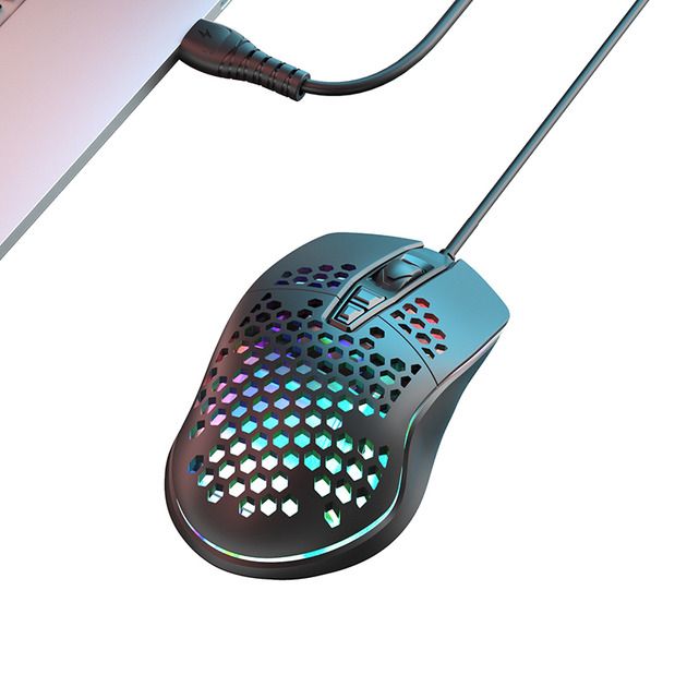Миша XO M4 RGB Black (XO-M4-BK)