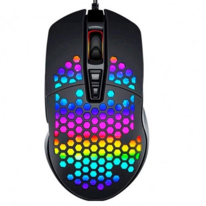 Миша XO M4 RGB Black (XO-M4-BK)