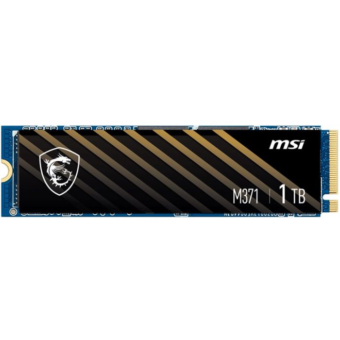 Накопичувач SSD 1TB MSI Spatium M371 M.2 2280 PCIe 3.0 x4 NVMe 3D NAND TLC (S78-440L870-P83)_акція