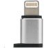 Адаптер Remax Visual micro USB - Lightning (F/M) Silver (RA-USB2-SILVER)