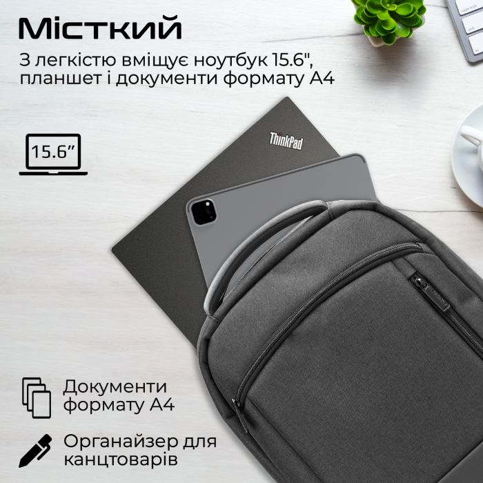 Рюкзак для ноутбука Promate Satchel BP 15.6" Black